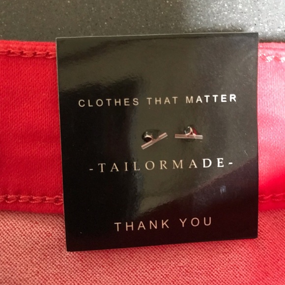 Tailormade Red Skinny Jeans - Picture 5 of 5